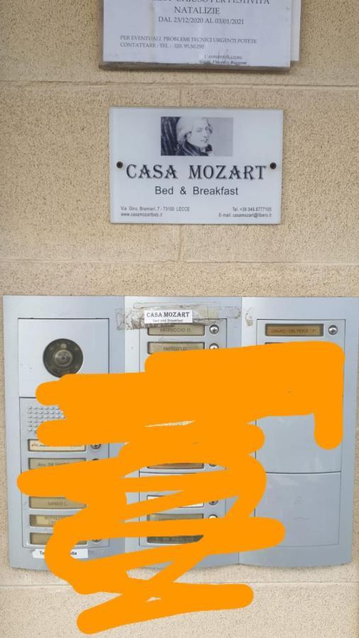 Casa Mozart B&B Lecce Eksteriør billede